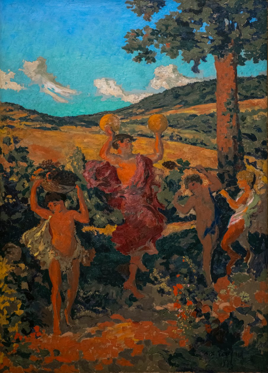 Díptico Triunfo de Ceres (Festival Pastoral) de Ker Xavier Roussel