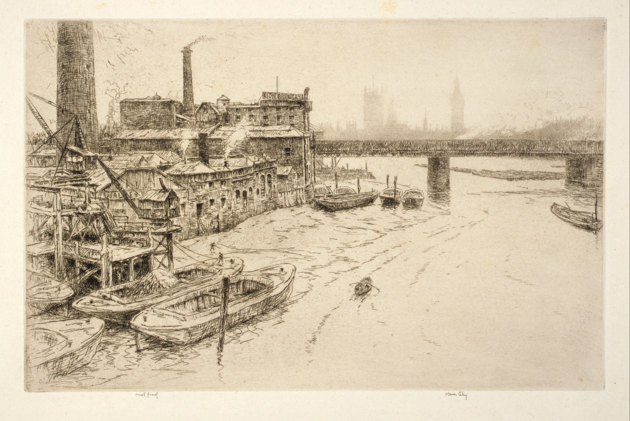Hungerford Bridge, Londres de Kerr Eby