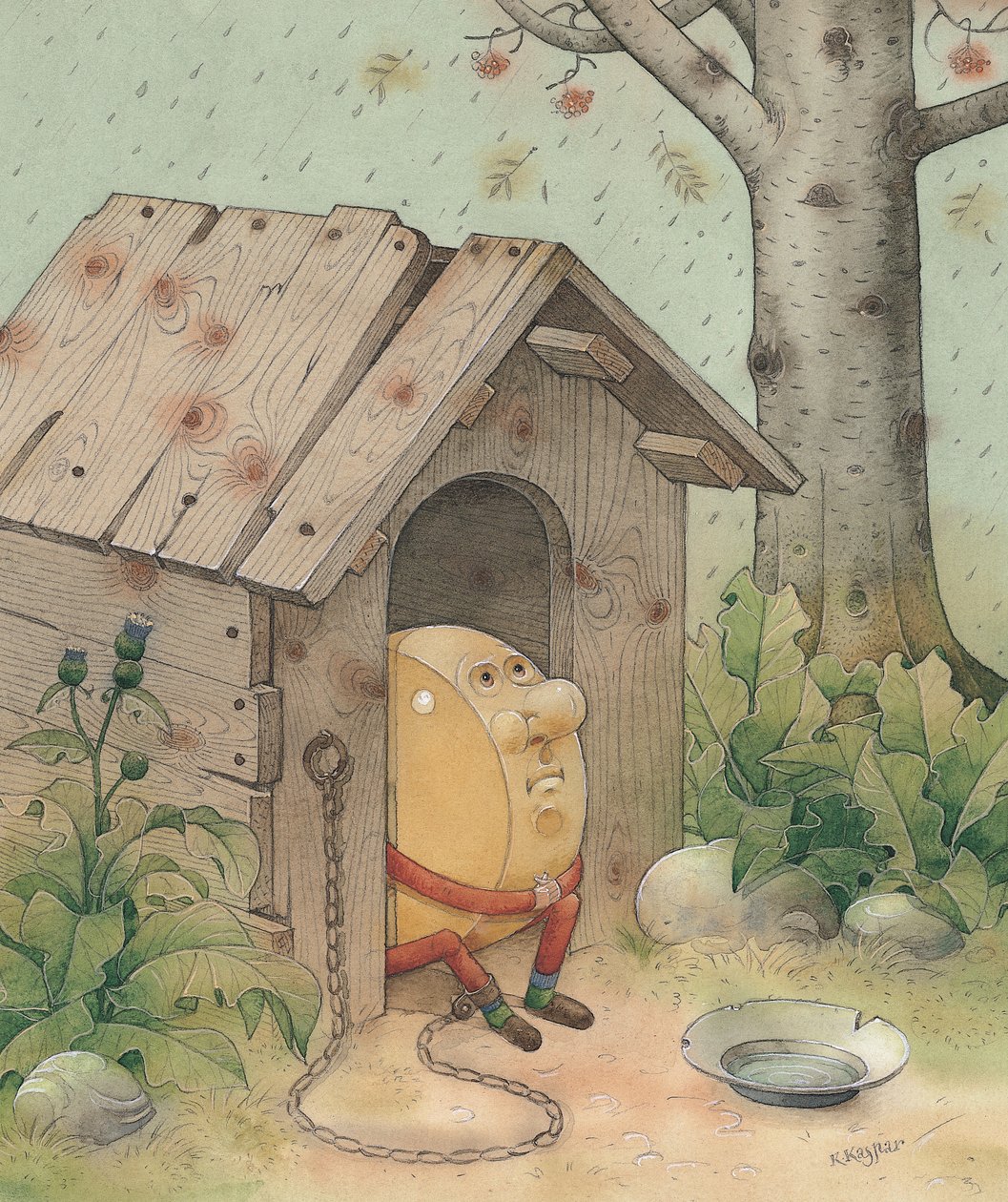 Queijo, 1003 (wc no papel) de Kestutis Kasparavicius