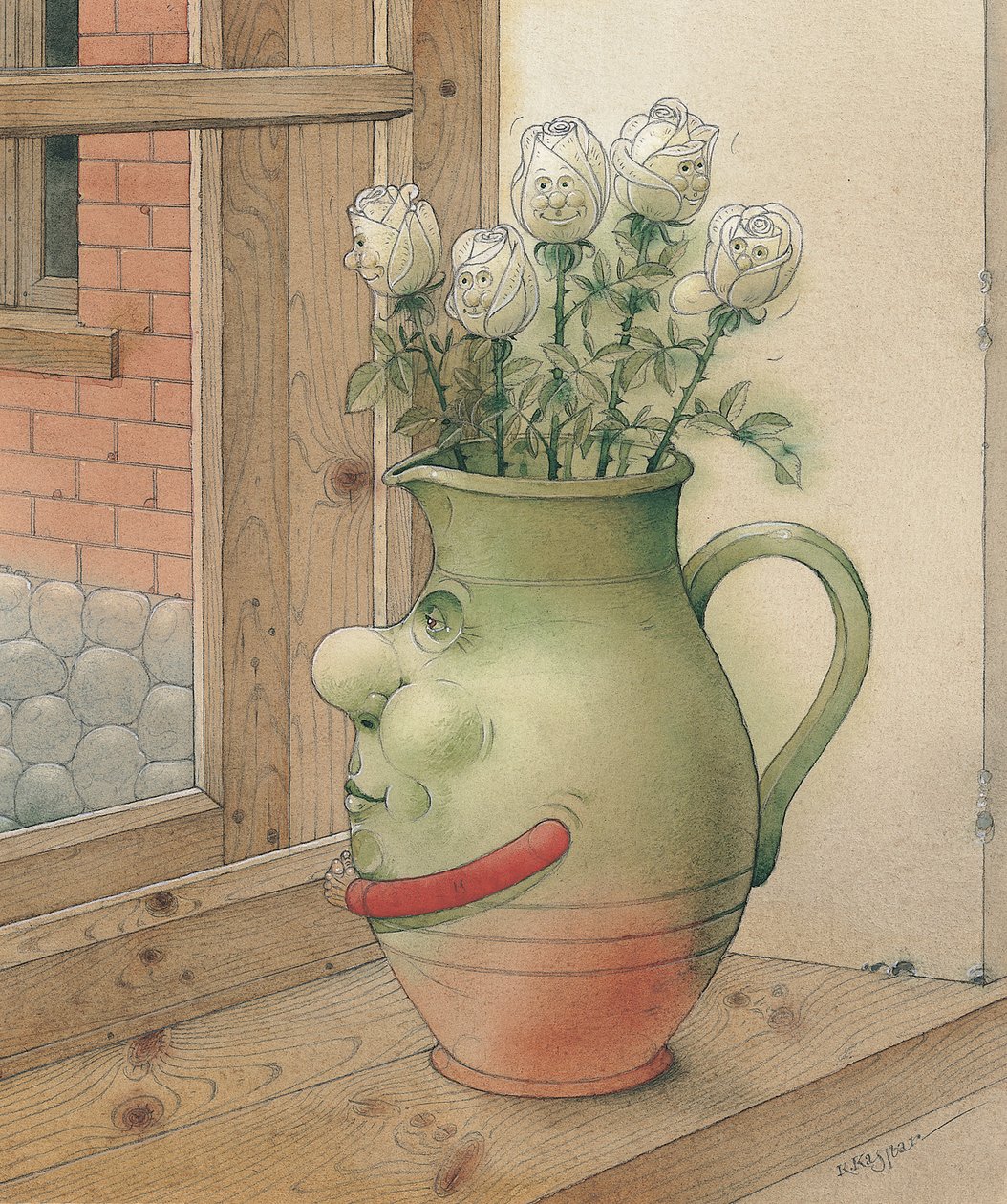Jarro, 2003 (wc no papel) de Kestutis Kasparavicius