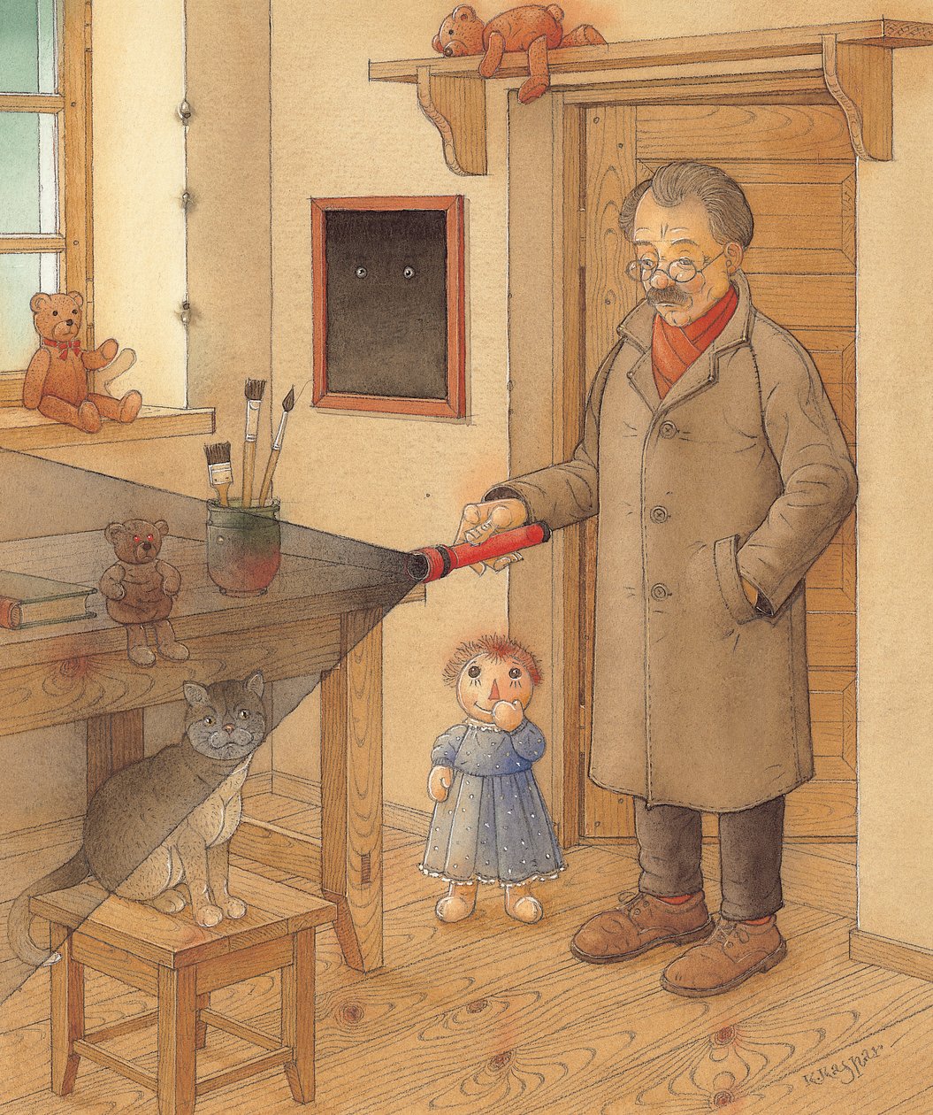 Lanterna, 2005 (wc no papel) de Kestutis Kasparavicius