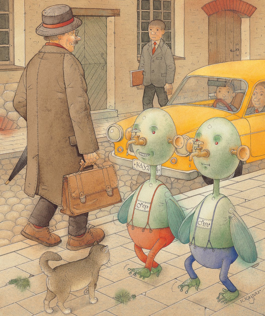Martians, 2005 (wc no papel) de Kestutis Kasparavicius