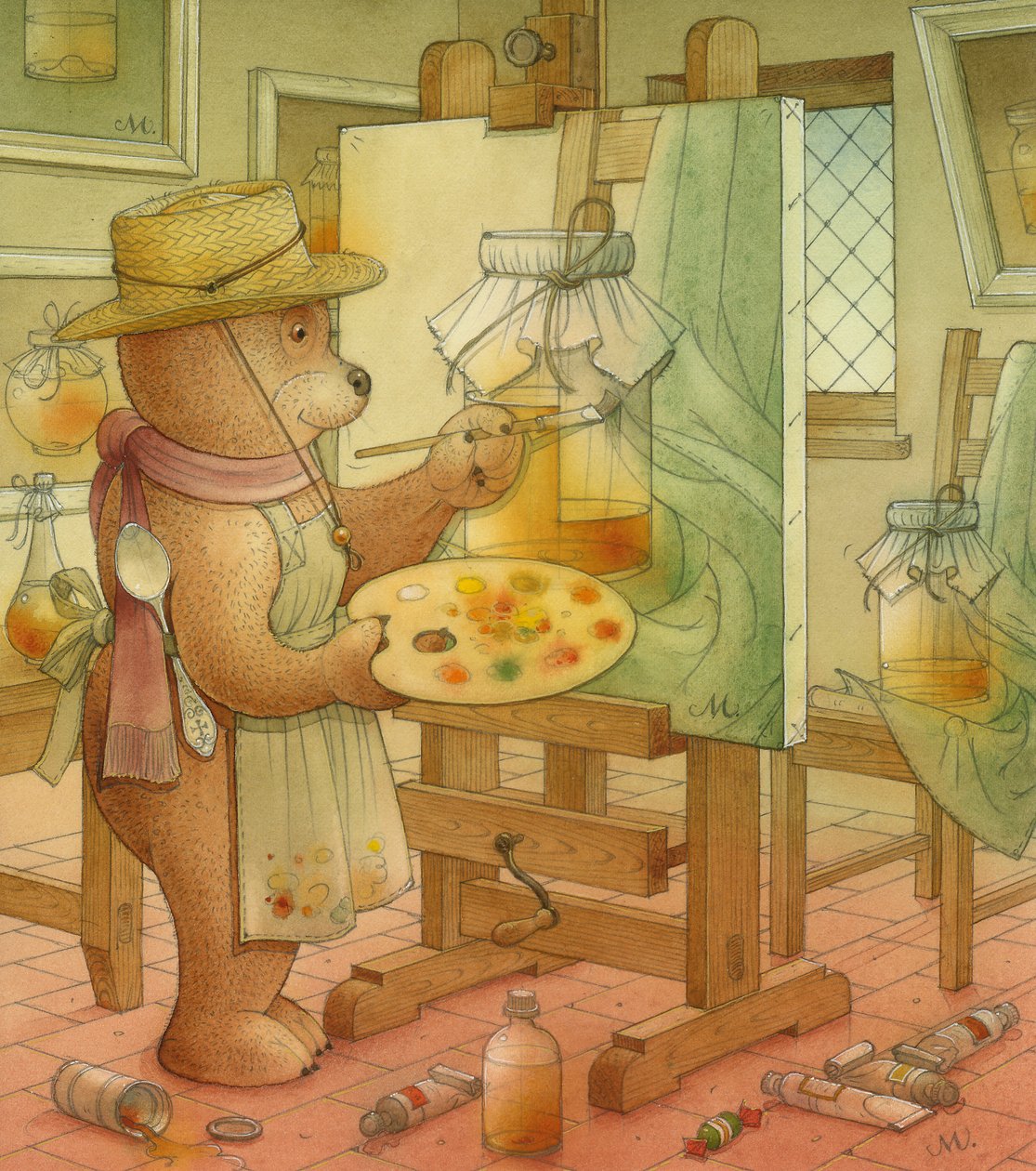 Pintor, 2006 (wc no papel) de Kestutis Kasparavicius