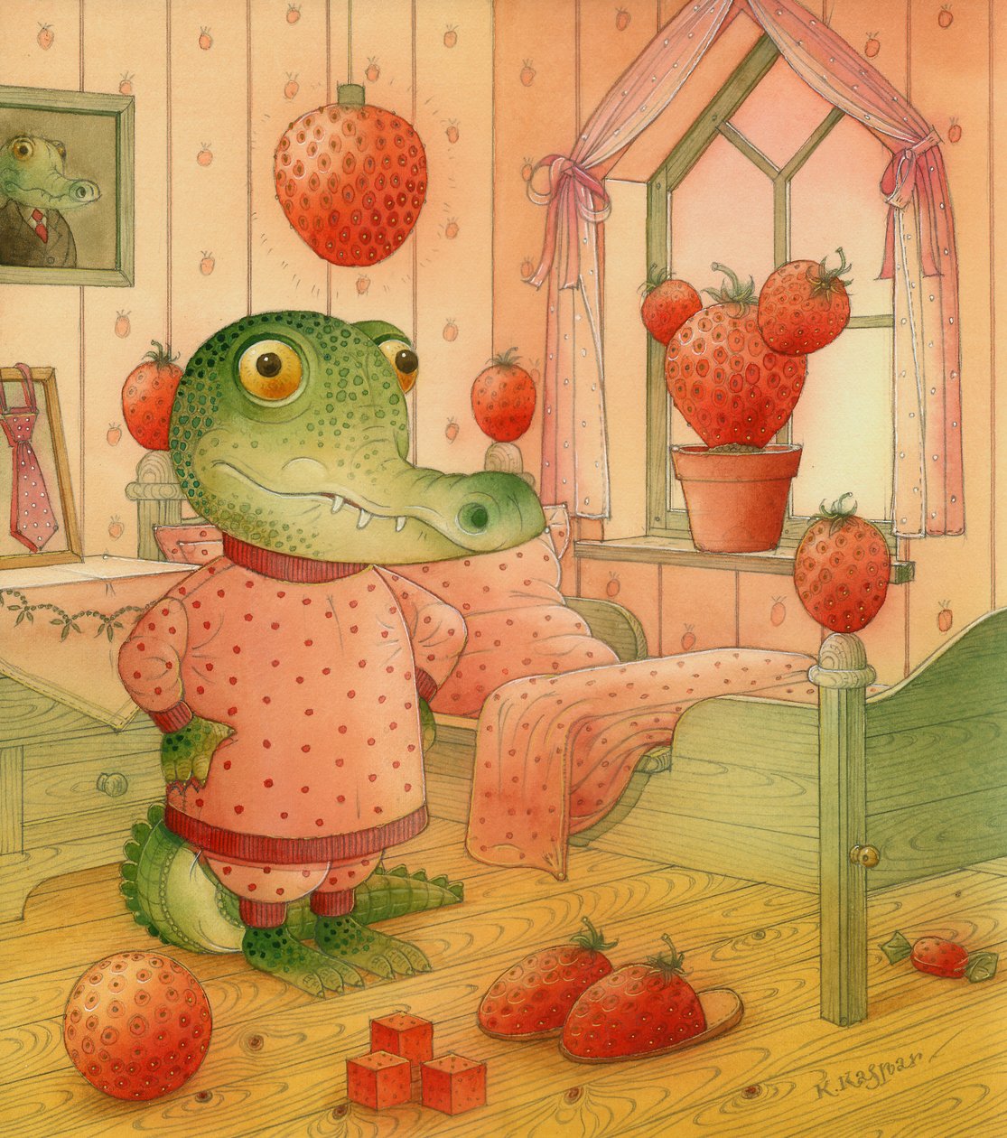 Dia da Morango, 2006 (wc no papel) de Kestutis Kasparavicius
