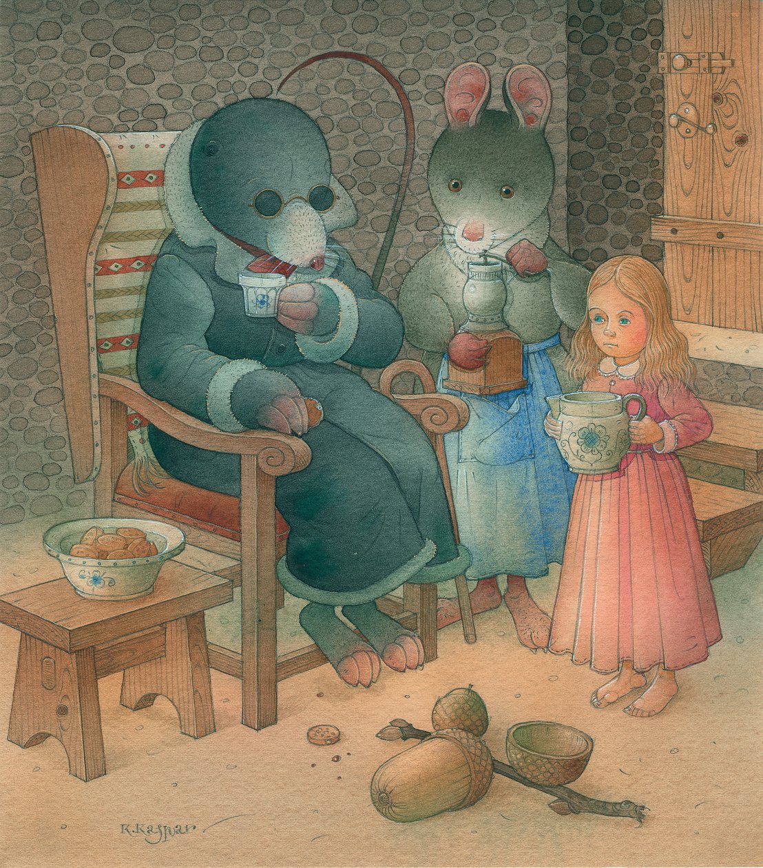 Thumbelina 05, 2005 (wc no papel) de Kestutis Kasparavicius
