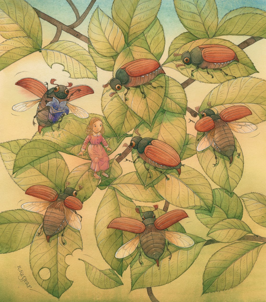 Thumbelina 08, 2005 (wc no papel) de Kestutis Kasparavicius