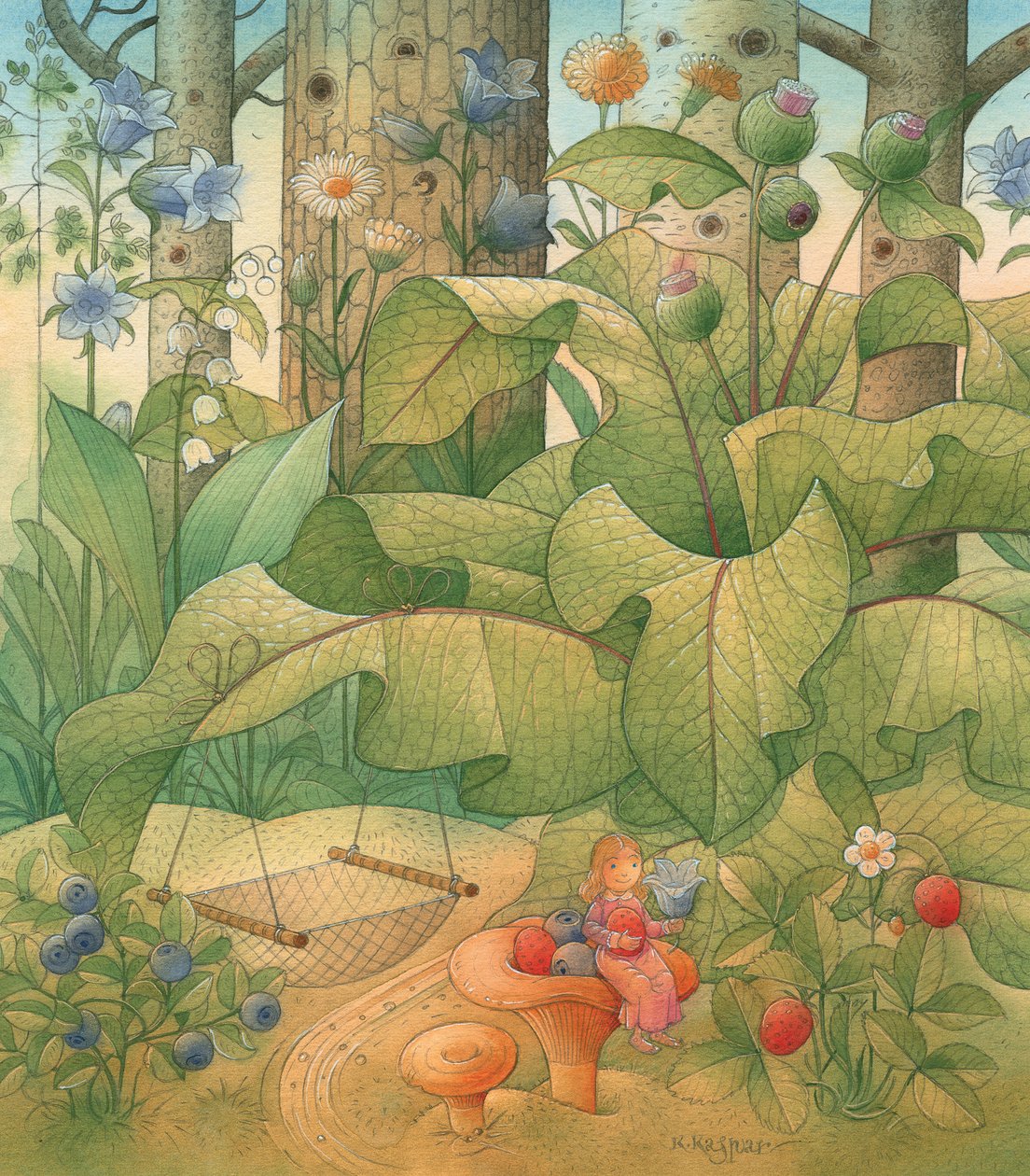 Thumbelina 09, 2005 (wc no papel) de Kestutis Kasparavicius