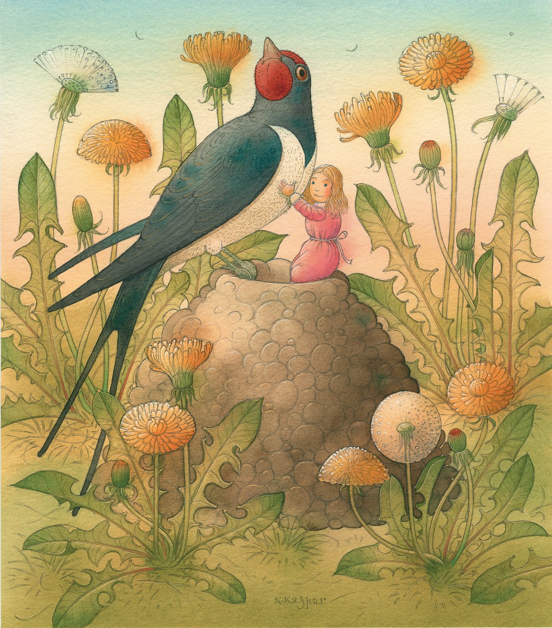 Thumbelina 12, 2005 (wc no papel) de Kestutis Kasparavicius
