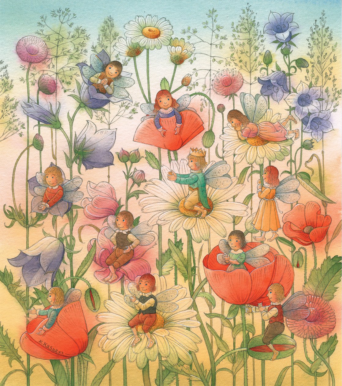 Thumbelina 14, 2005 (wc no papel) de Kestutis Kasparavicius