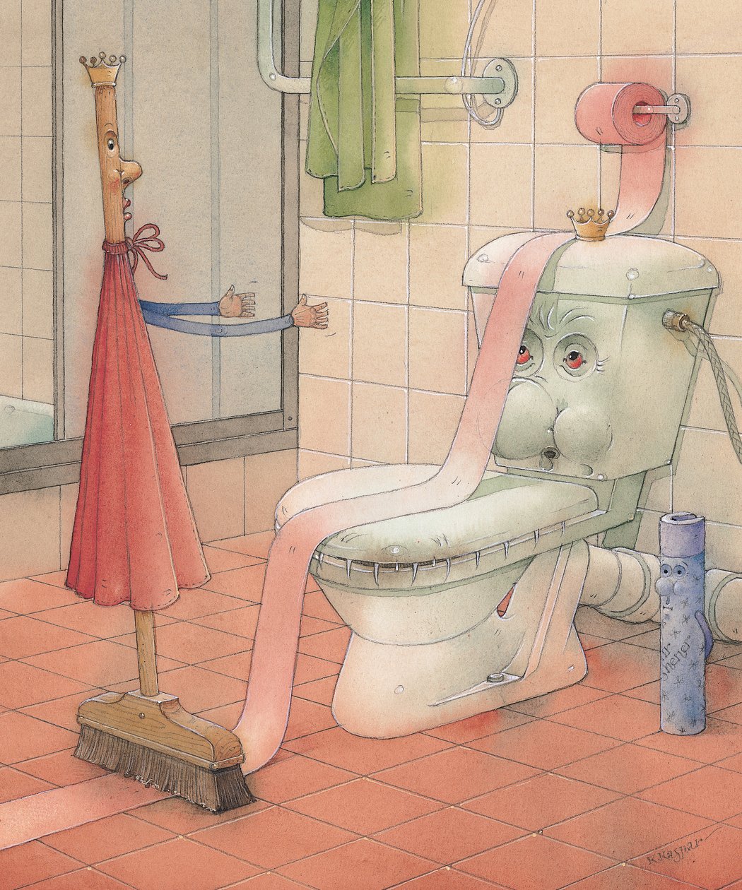 WCStory, 2003 (wc no papel) de Kestutis Kasparavicius