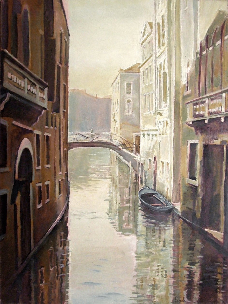 Vida veneziana de Kevin Guild of Railway Artist Parrish