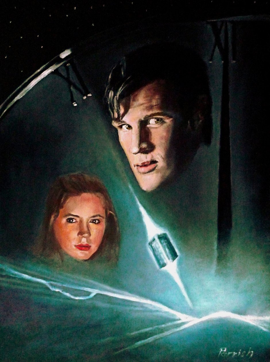 Número Onze às Onze (Doctor Who) (pintura) de Kevin Parrish