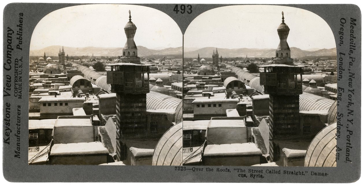 Damasco, Síria, em 1900. de Keystone View Company