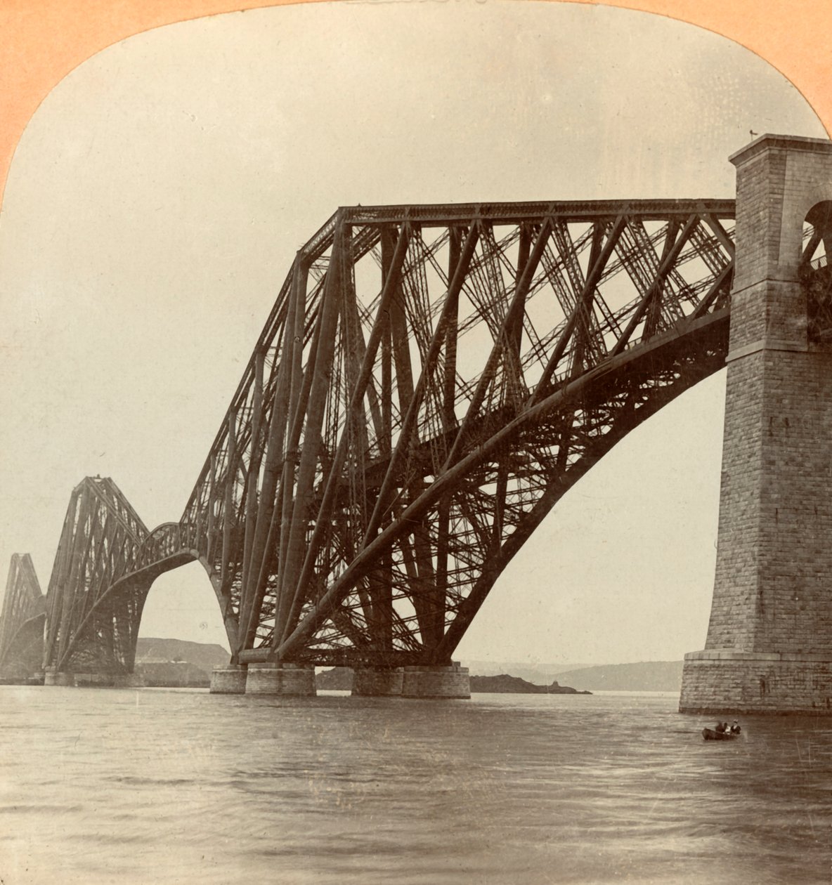 Adiante ponte, Escócia, 1897. de Keystone View Company