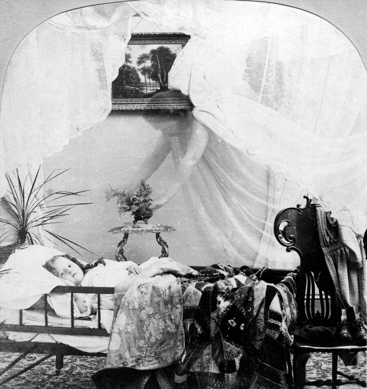 O anjo da guarda dela. de Keystone View Company