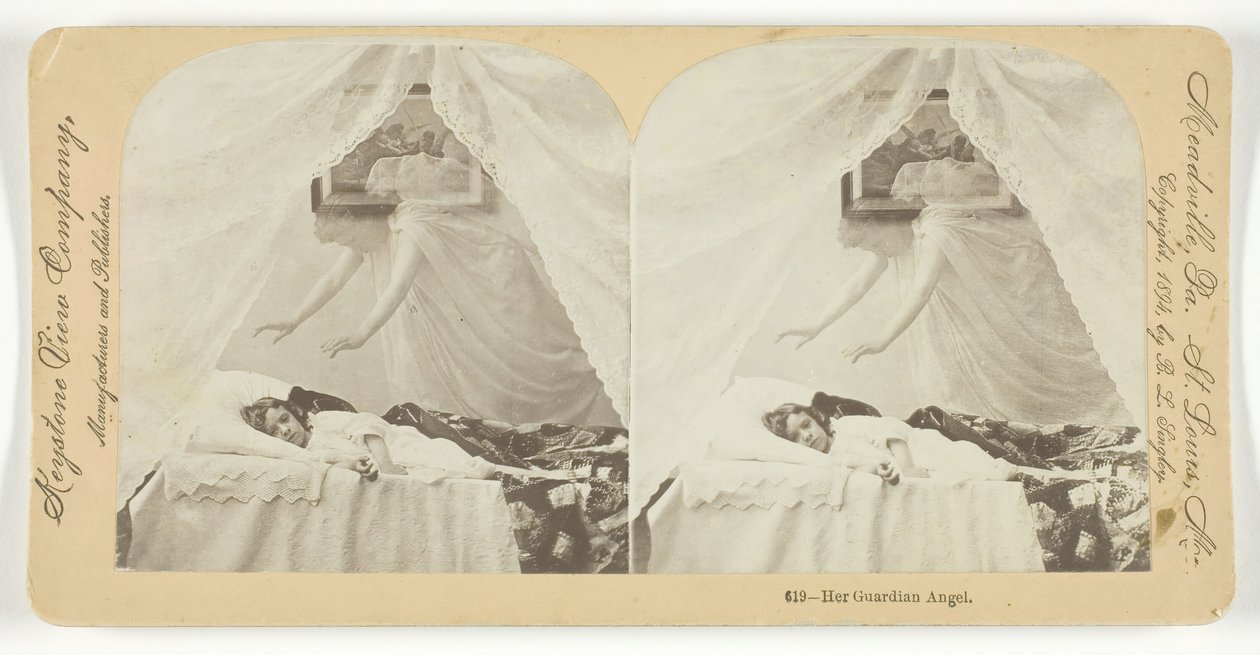 O Anjo da Guarda dela, 1894. de Keystone View Company