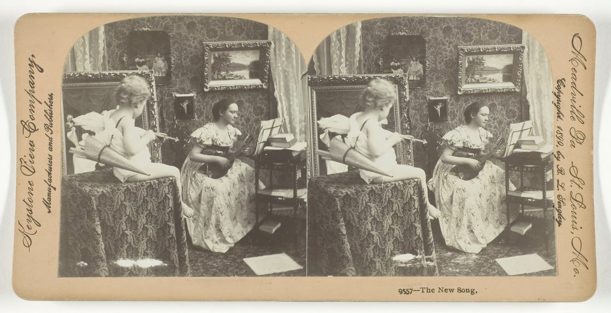The New Song, 1899. de Keystone View Company