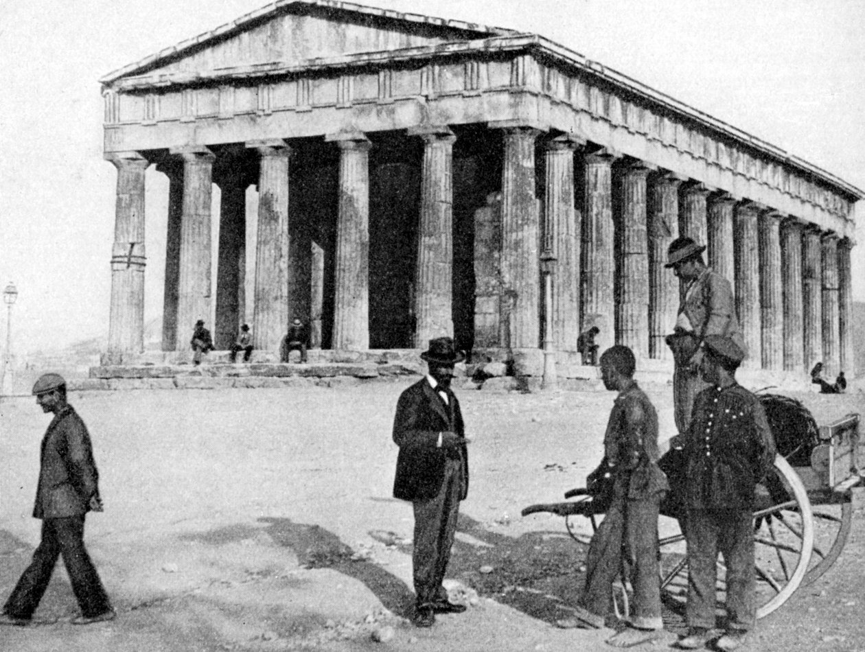 The Theseum em Atenas, Grécia, 1922. de Keystone View Company