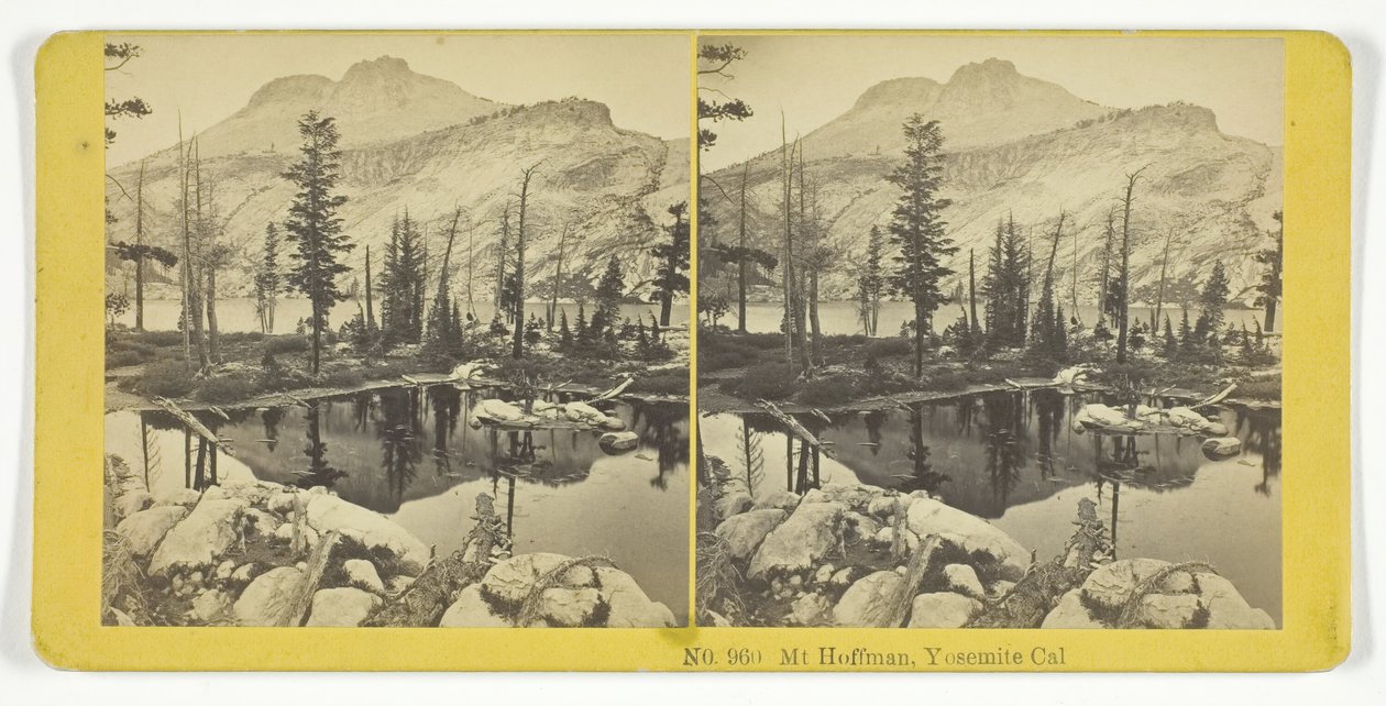 Mt. Hoffman, Yosemite, Cal., 185575. Criadores: Kilburn Brothers, BW Kilburn. de Kilburn Brothers, BW Kilburn