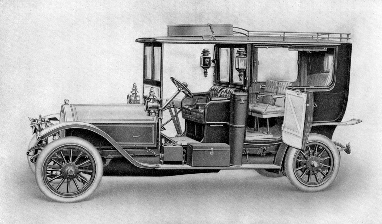 Desenho de um carro, 1911-1912. de Kilmsch and Co.