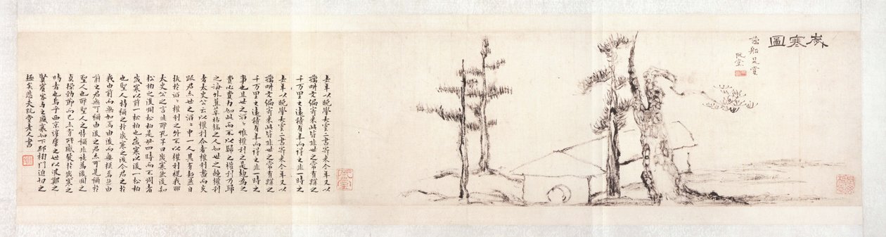 Pintura na Era do Tempo Frio de Kim Jeong hui