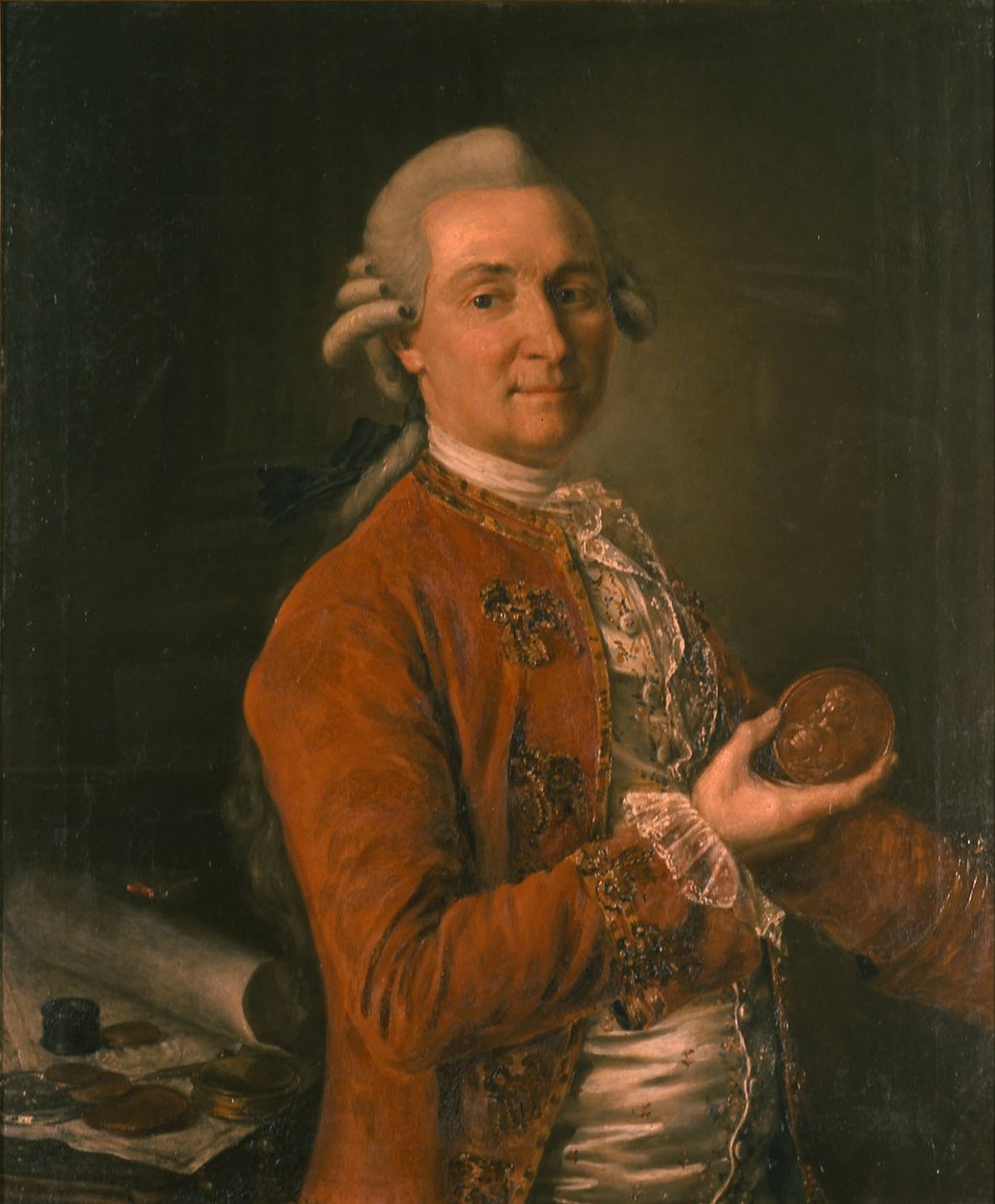 Retrato de Georg Thomas von Asch 1729-1807, 1780 de Kirill Ivanovich Golovachevsky