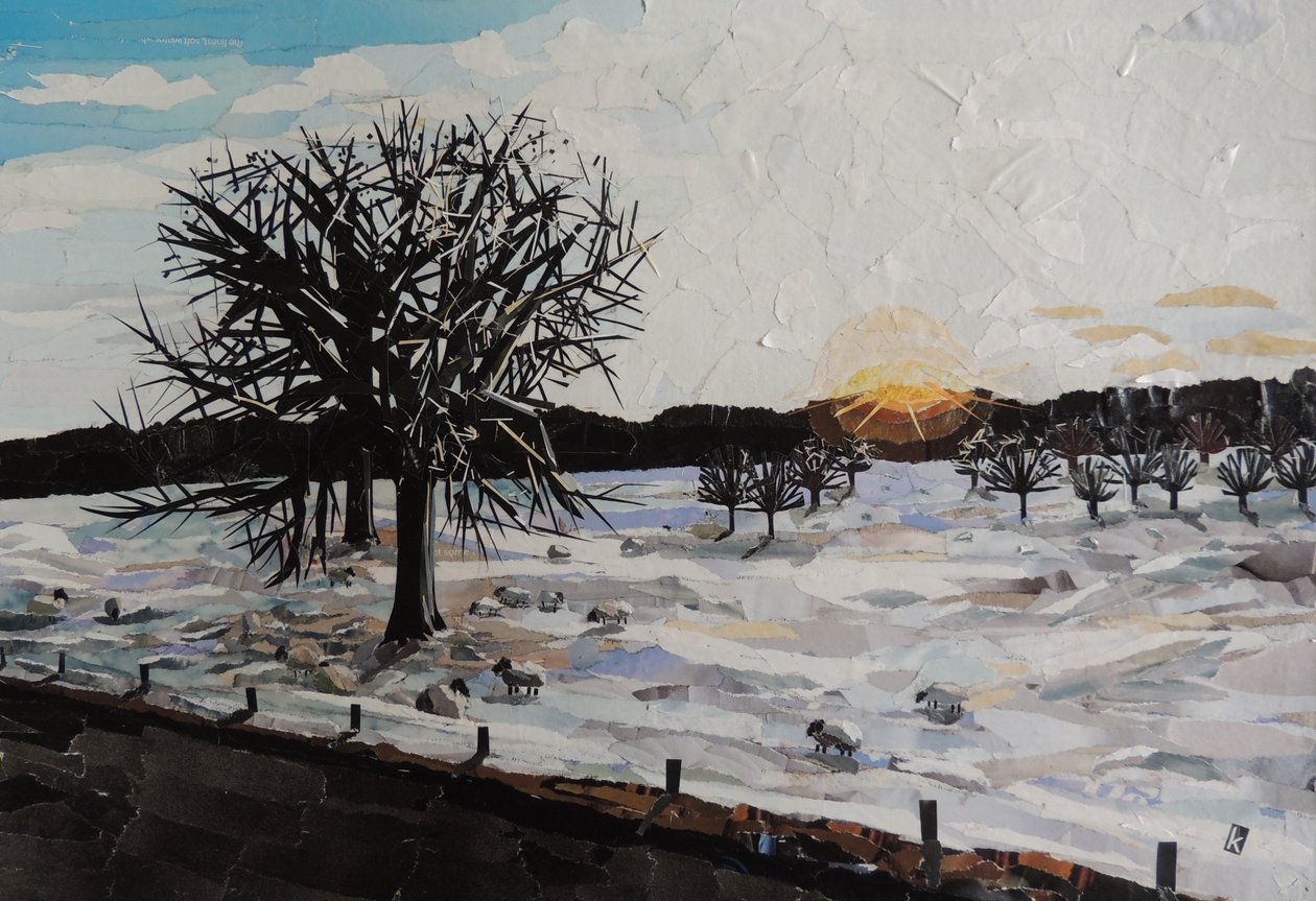 Crepúsculo de Inverno - Chatsworth Estate de Kirstie Adamson