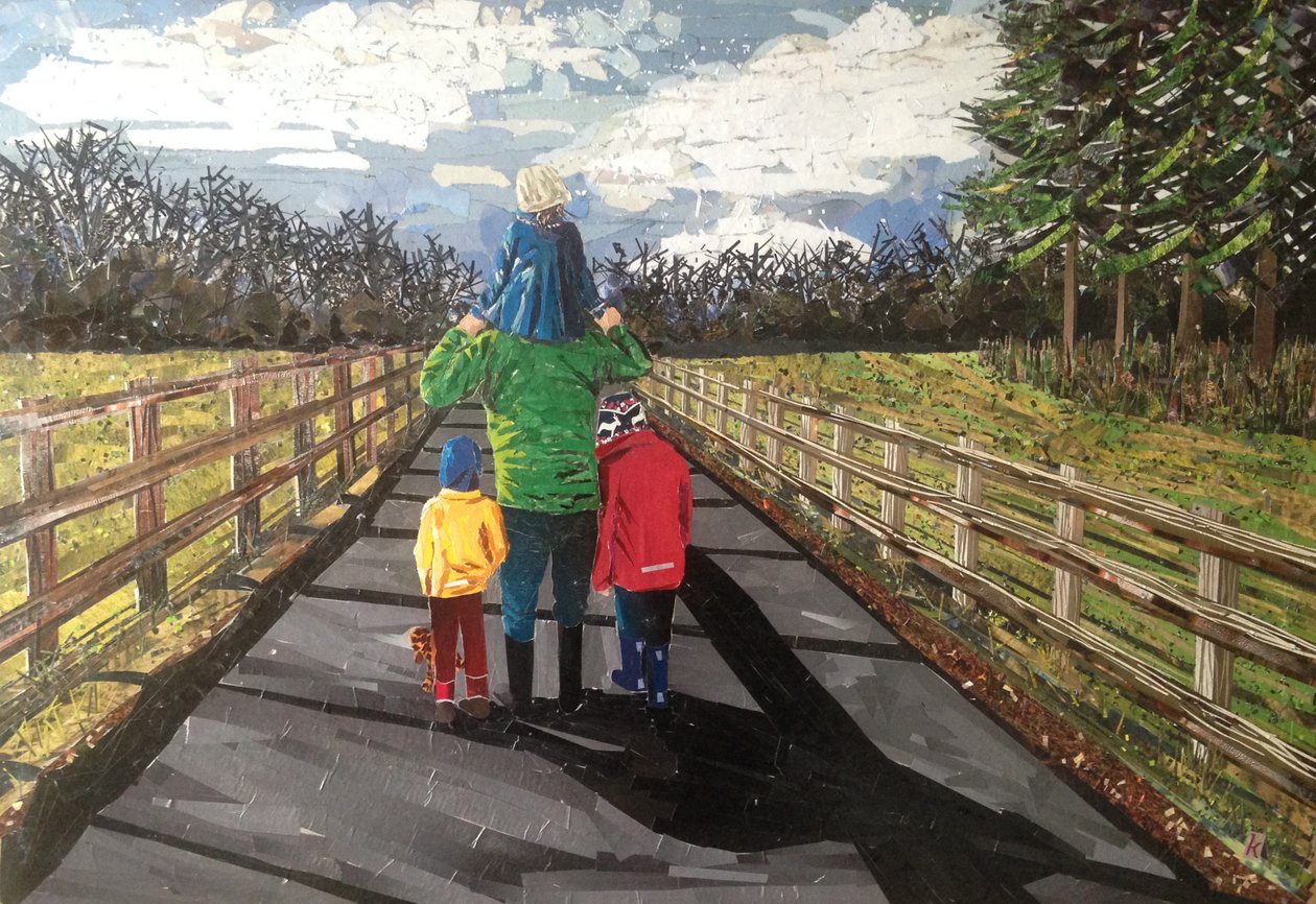 Caminhada familiar de Kirstie Adamson