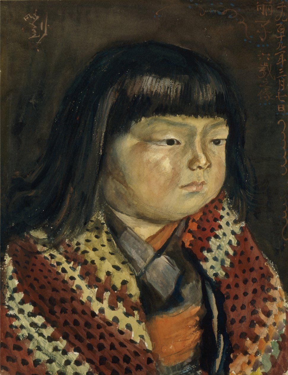 Reiko, seis anos velho de Kishida Ryusei
