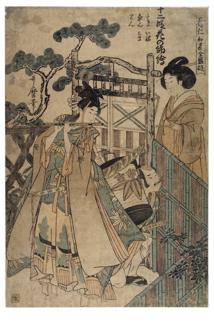 paisagem de Kitagawa Utamaro