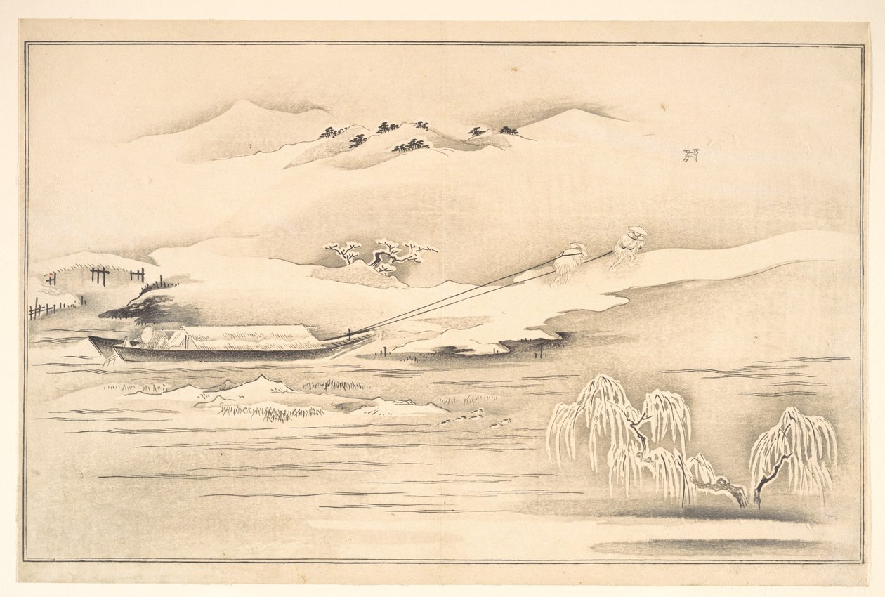 Livro de Ehon Ginsekai (O mundo em prata) de Kitagawa Utamaro