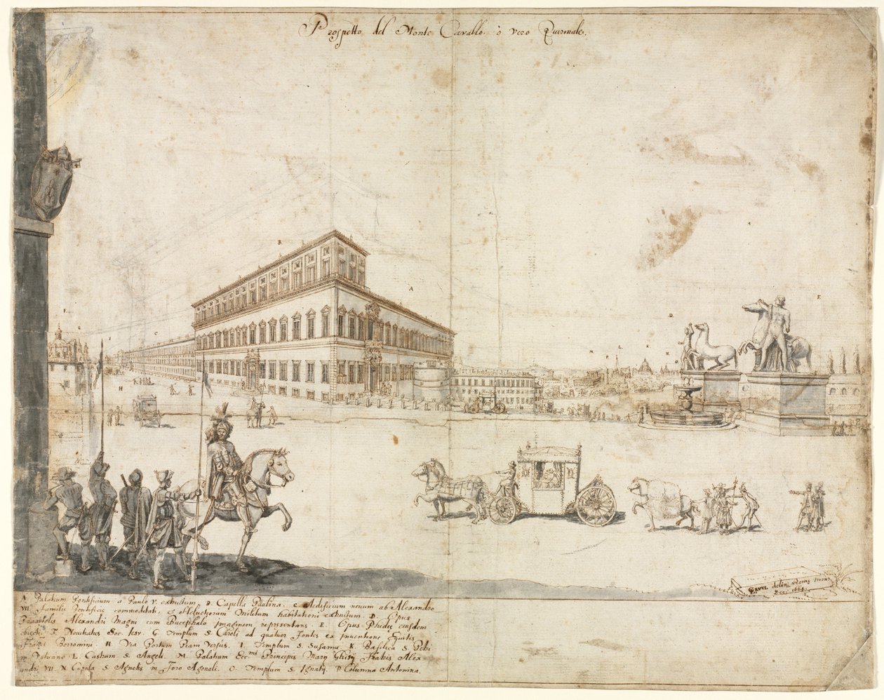Dezoito Vistas de Roma: O Quirinale de Kitagawa Utamaro