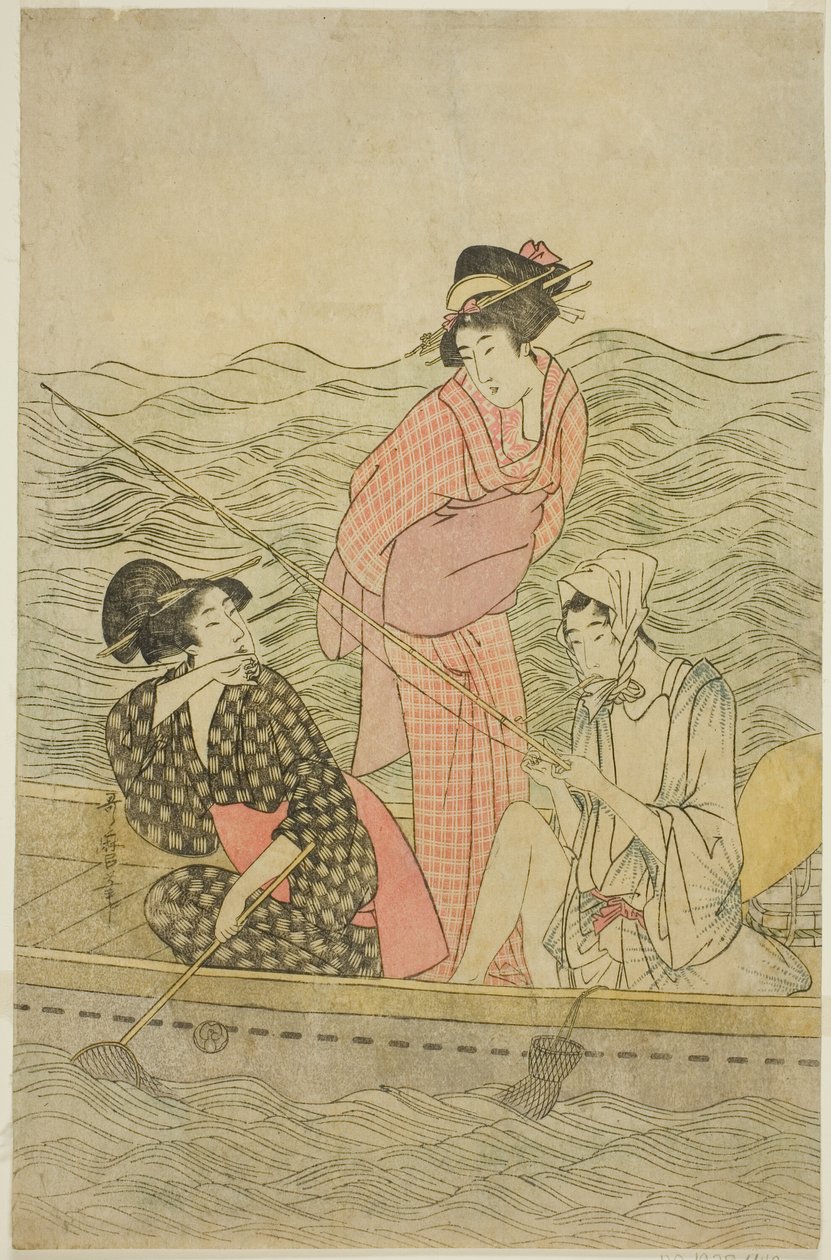 Excursão de pesca de Kitagawa Utamaro