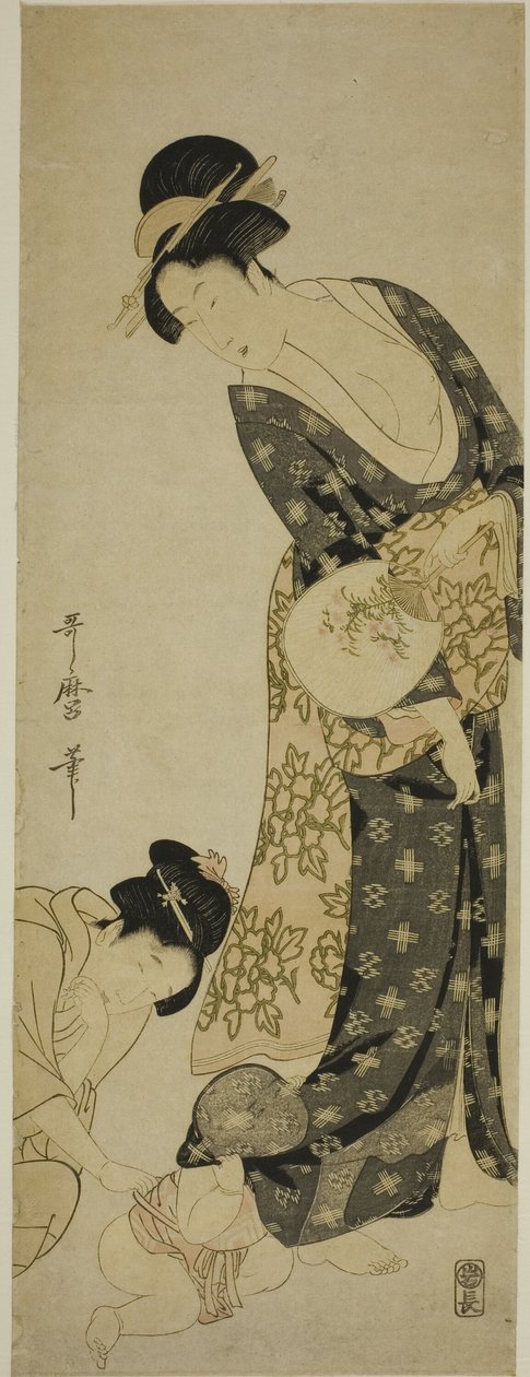 Mãe e filho de Kitagawa Utamaro