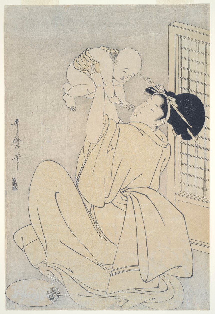 Mãe e Filho de Kitagawa Utamaro