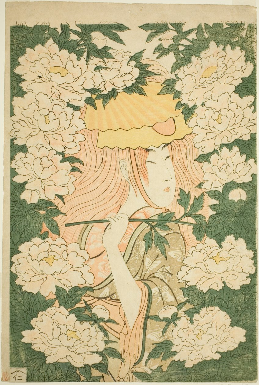 Ponte de Pedra de Kitagawa Utamaro