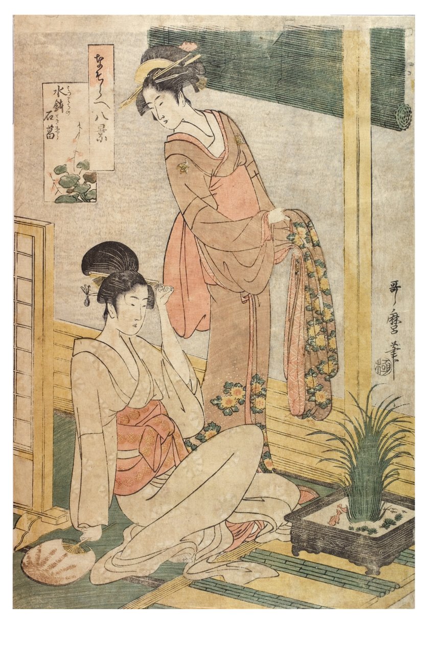 paisagem de Kitagawa Utamaro