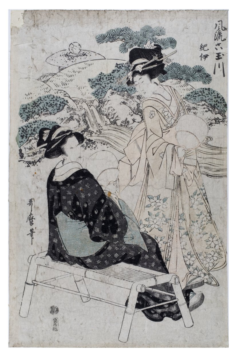 paisagem de Kitagawa Utamaro