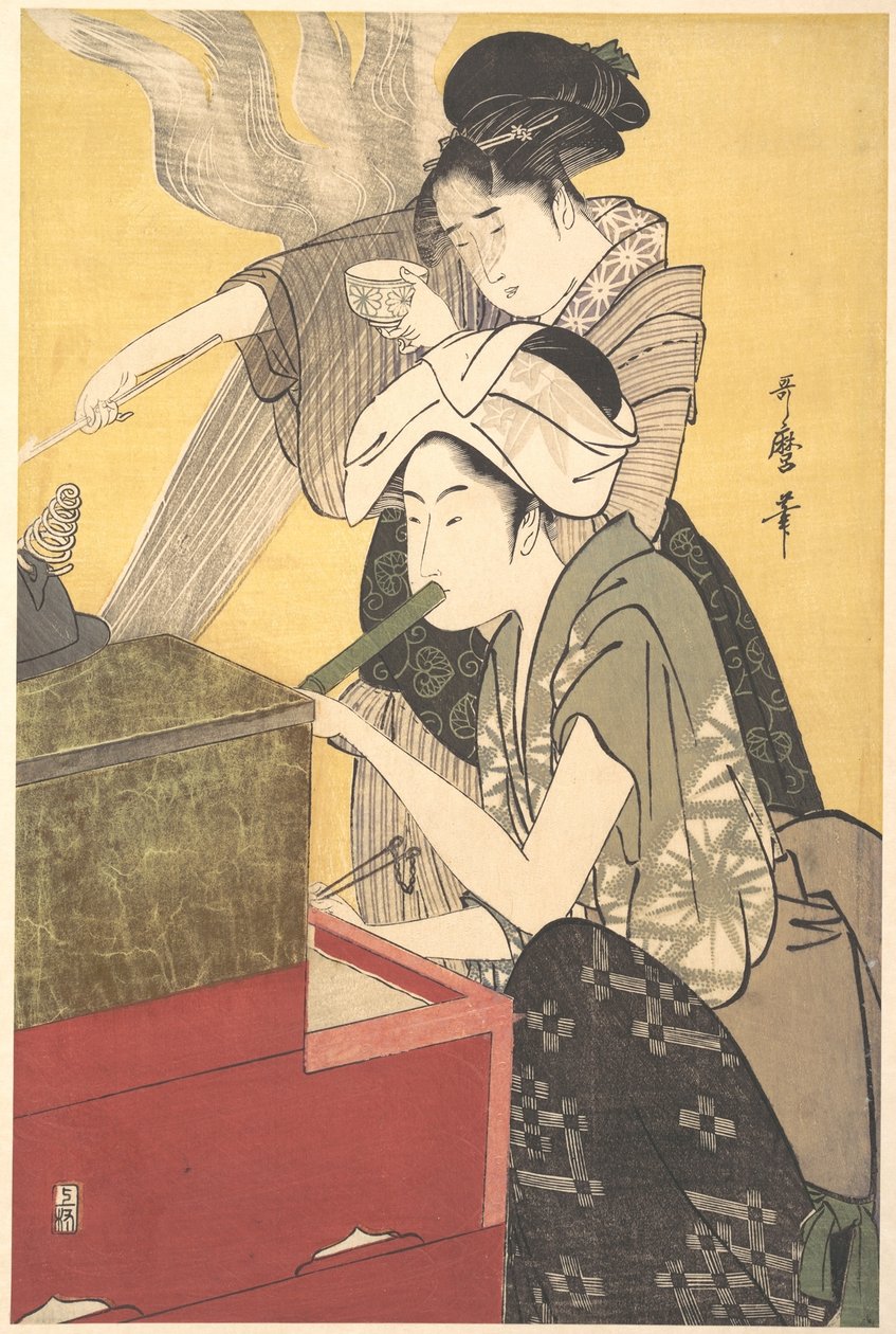A cozinha de Kitagawa Utamaro