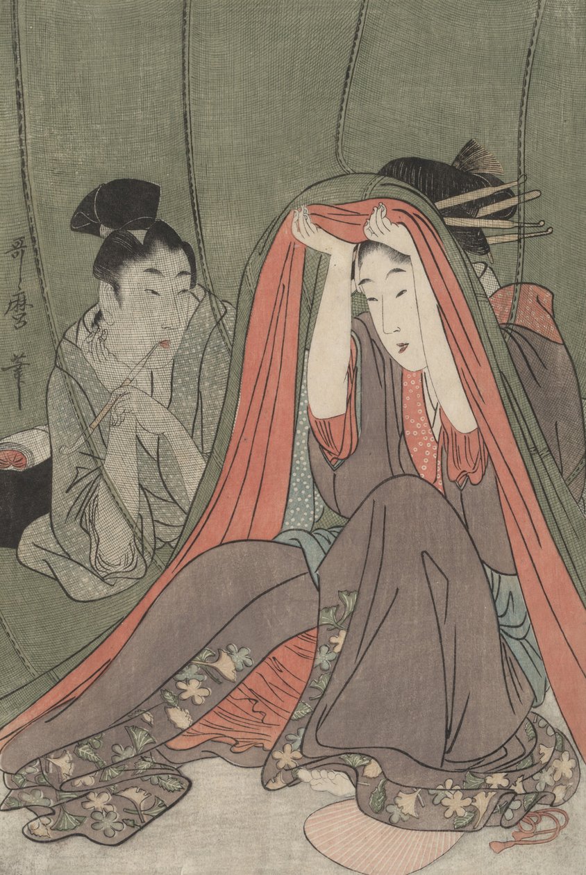 A rede mosquiteira de Kitagawa Utamaro
