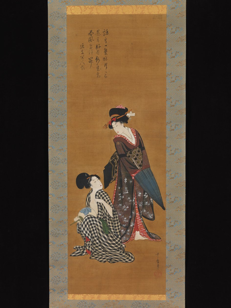 Duas belezas de Kitagawa Utamaro