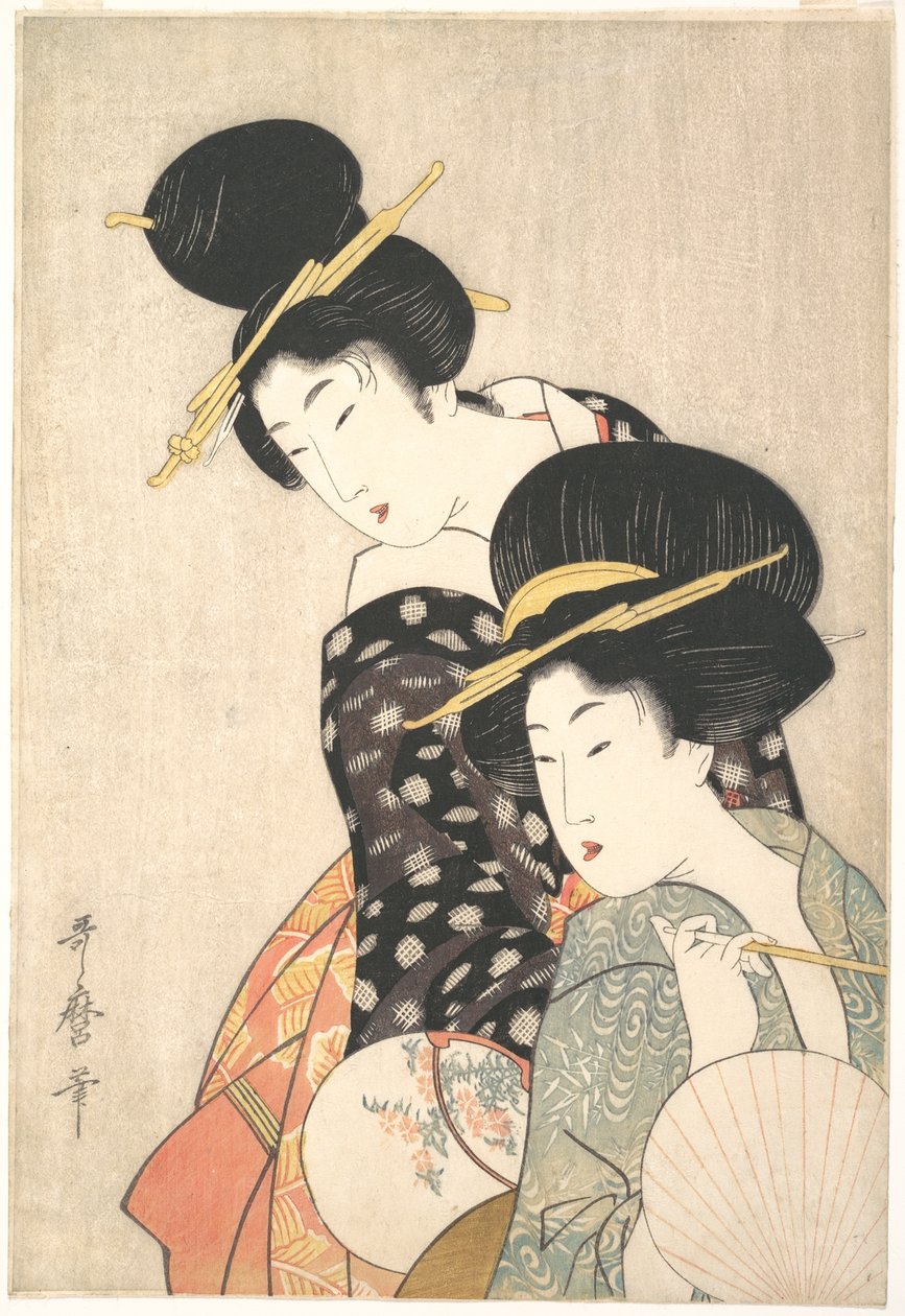 Duas mulheres de Kitagawa Utamaro