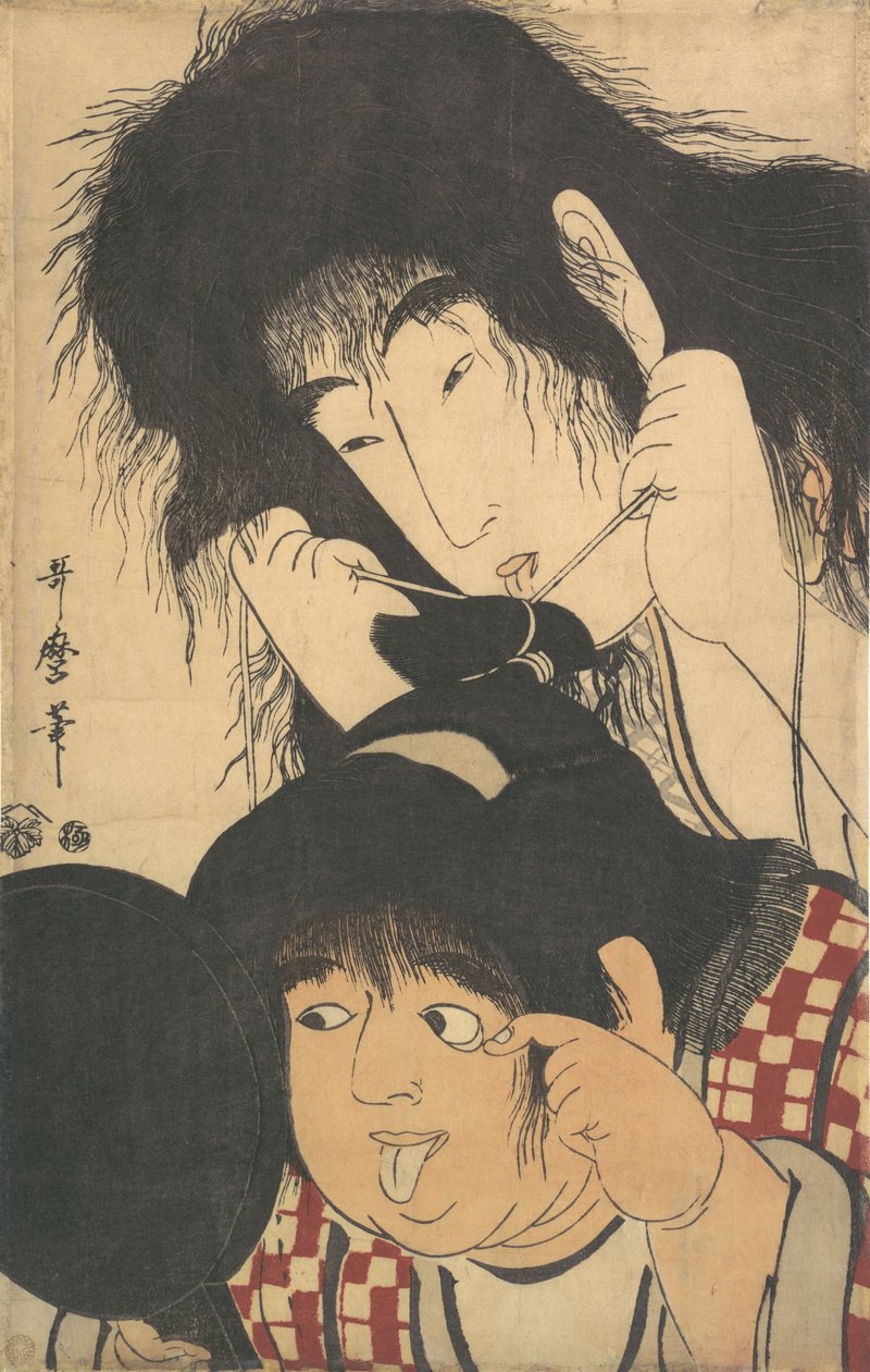 Yamauba e Kintaro, ca. 1795. de Kitagawa Utamaro