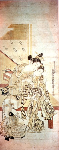 A carta de amor de Kitao Masanobu