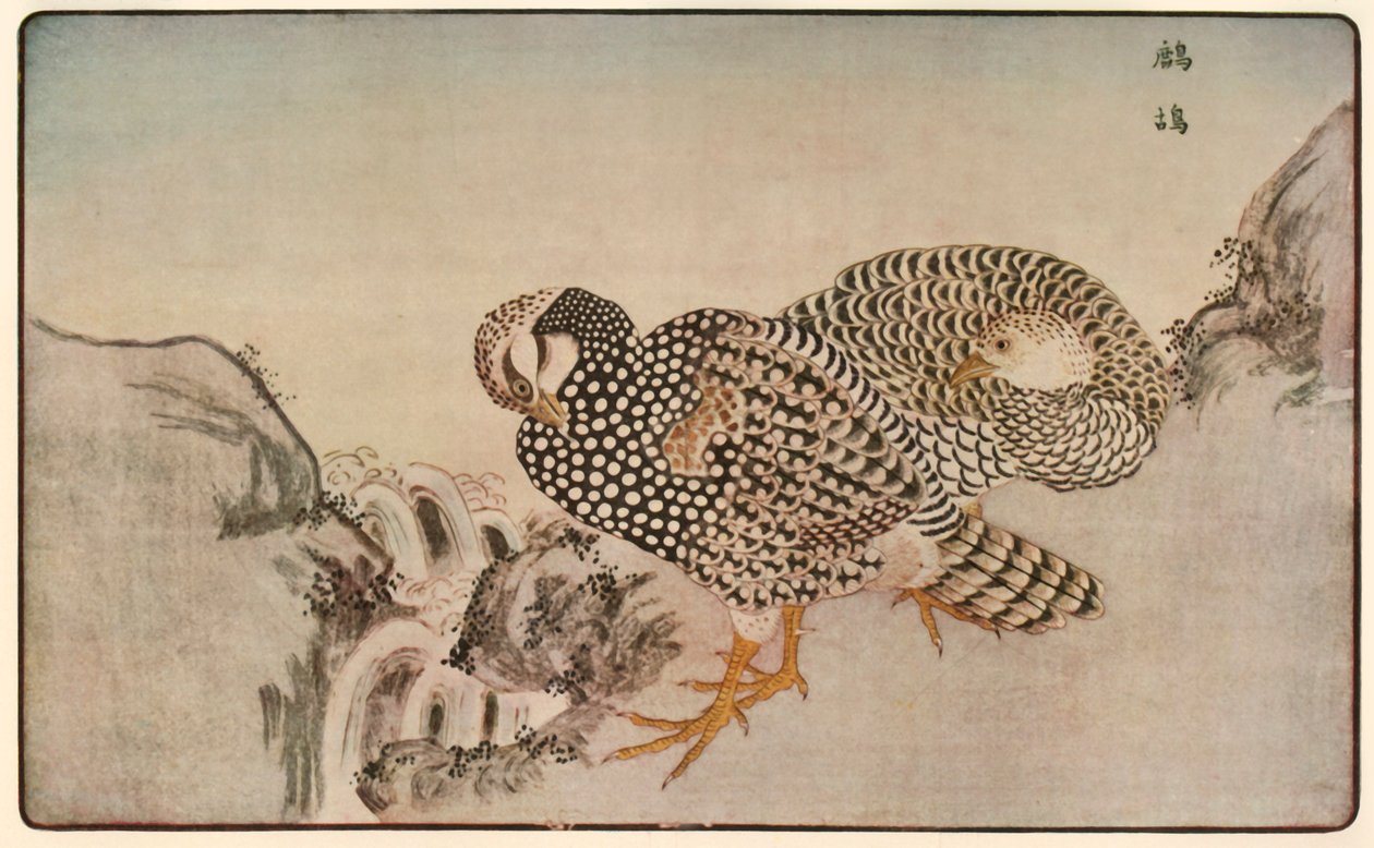 Faisões, 1789, 1924. de Kitao Masayoshi