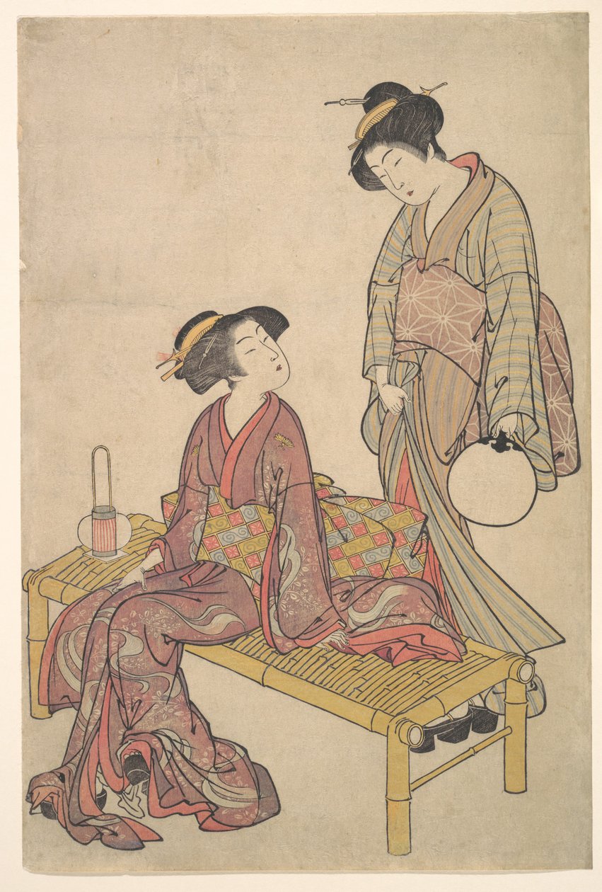A Lanterna de Mão de Kitao Shigemasa