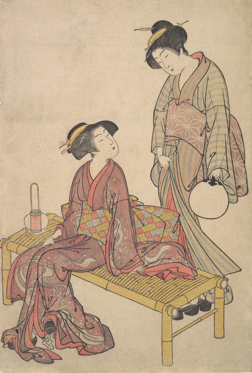 O Lanterna da Mão, ca. 1790. de Kitao Shigemasa