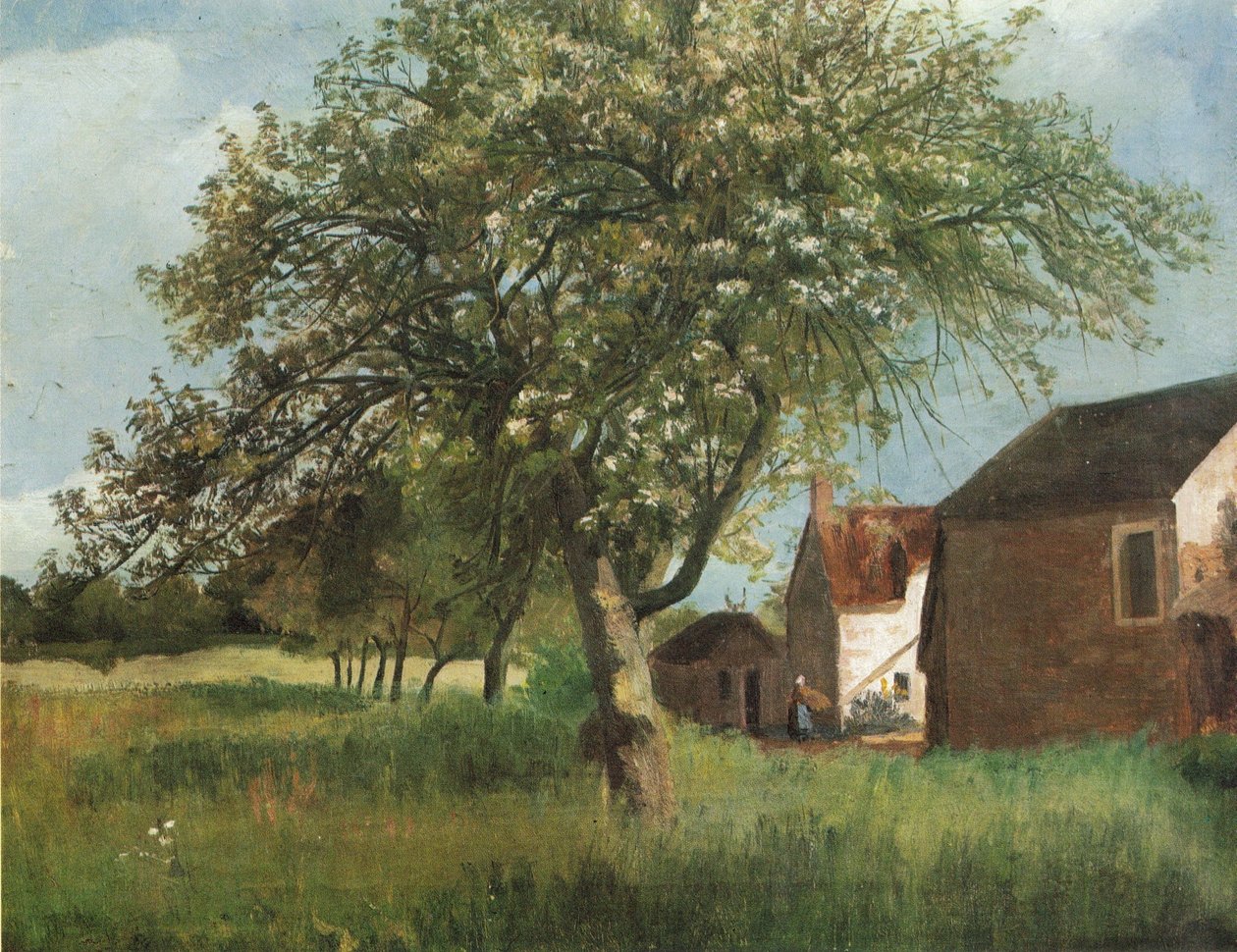Árvore florescendo, em, Cernay-la-Ville de Kitty Lange Kielland