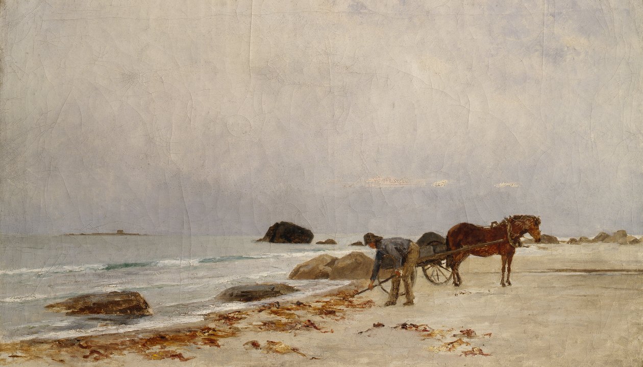Conduzir a erva-do-mar (pintura) de Kitty Lange Kielland
