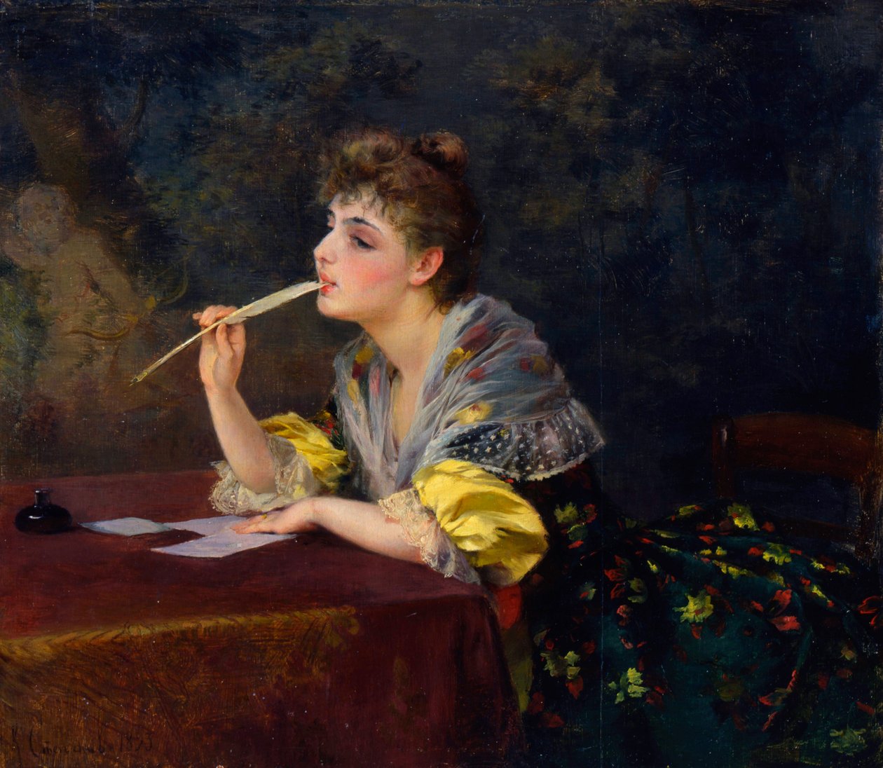 "Uma Carta", 1893.   de Klavdi Stepanov